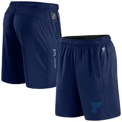 Fanatics Blues Authentic Pro Travel & Training Shorts - Men's