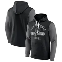 Fanatics Spurs Attack Colorblock Pullover Hoodie - Men's