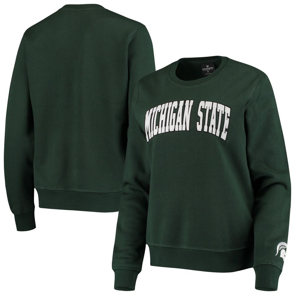 Colosseum Michigan State Campanile Pullover Sweatshirt - Women's