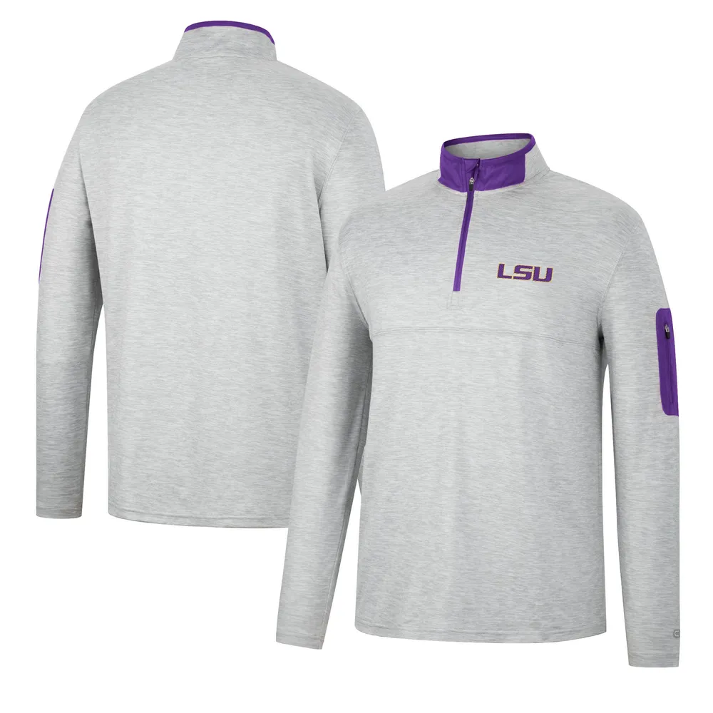 Colosseum LSU Country Club Windshirt Quarter-Zip Jacket - Men's