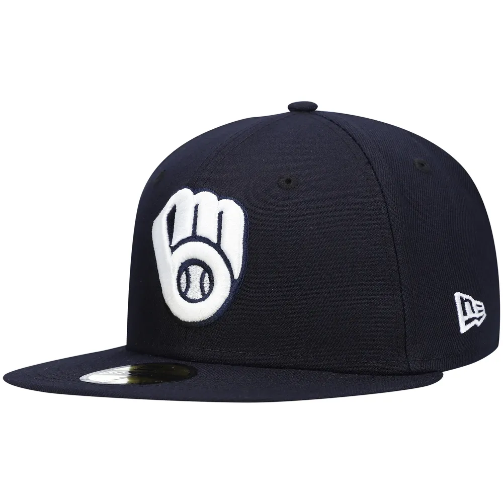 New Era Brewers Logo 59FIFTY Fitted Hat - Men's