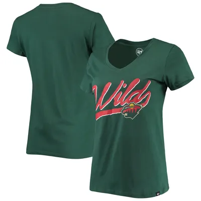 47 Brand Wild Script Sweep Ultra Rival V-Neck T-Shirt - Women's