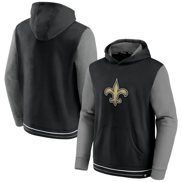 Men's Nike Gray New Orleans Saints Sideline Athletic Stack Performance  Pullover Hoodie