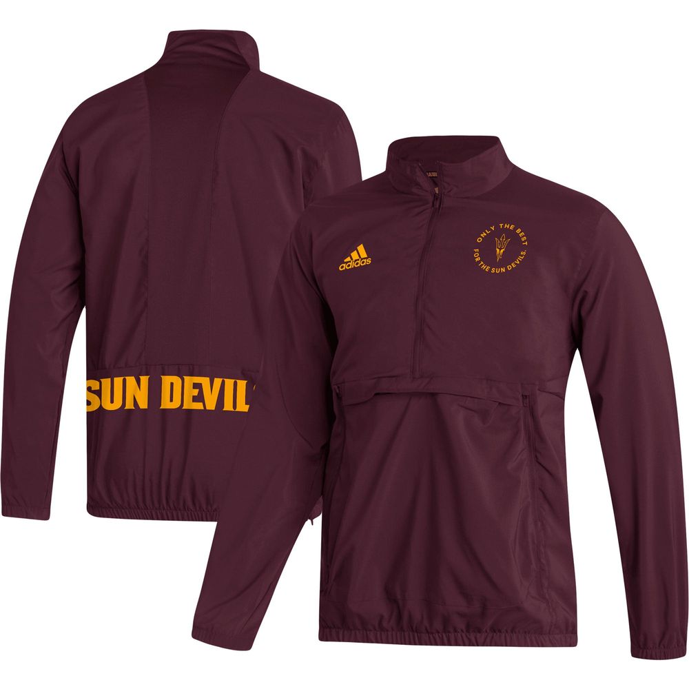 adidas Arizona State AEROREADY Half-Zip Jacket - Men's