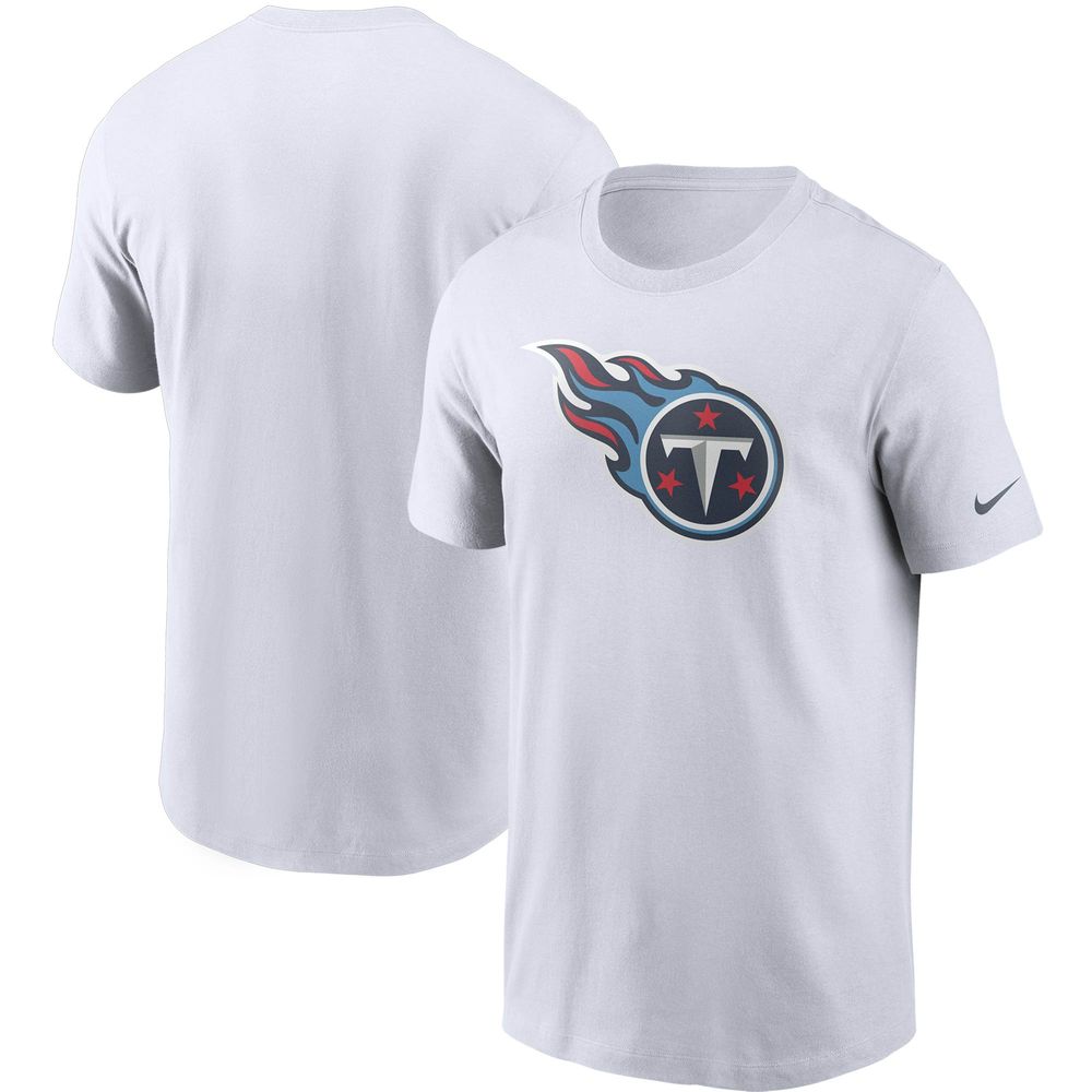 Men's Fanatics Branded White Tennessee Titans Team Lockup Logo T-Shirt