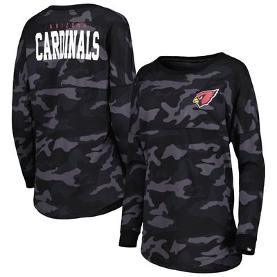 Nike Women's Arizona Cardinals Cardinal, Heather Black Football Pride  Raglan 3/4-Sleeve T-shirt