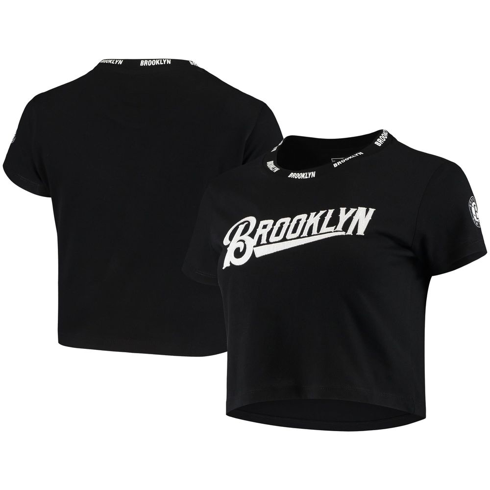 New Era Nets Jersey Cropped T-Shirt - Women's