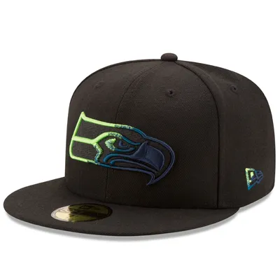 New Era Seahawks Color Dim 59FIFTY Fitted Hat - Men's