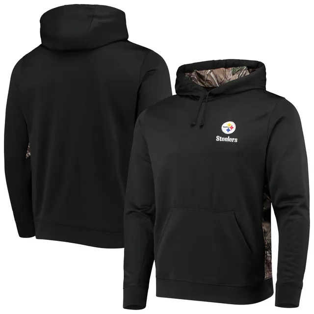 Pittsburgh Steelers Antigua Absolute Pullover Hoodie - Heathered