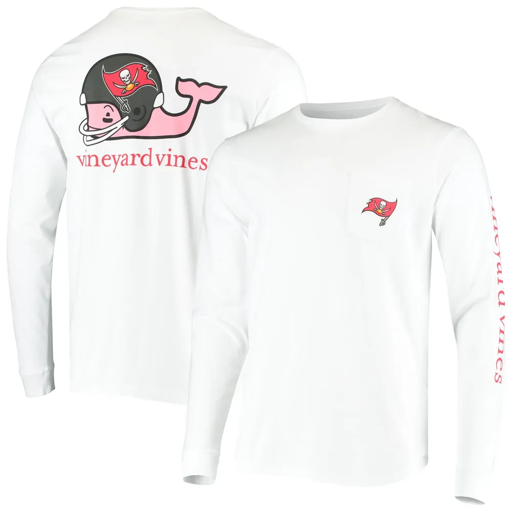 Vineyard Vines Buccaneers Whale Helmet Long Sleeve T-Shirt - Men's