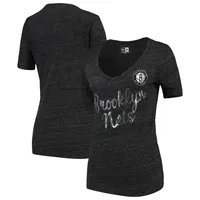 New Era Nets U-Neck Jersey T-Shirt - Women's