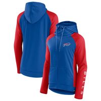 Fanatics Bills End Around Raglan Full-Zip Hoodie - Women's