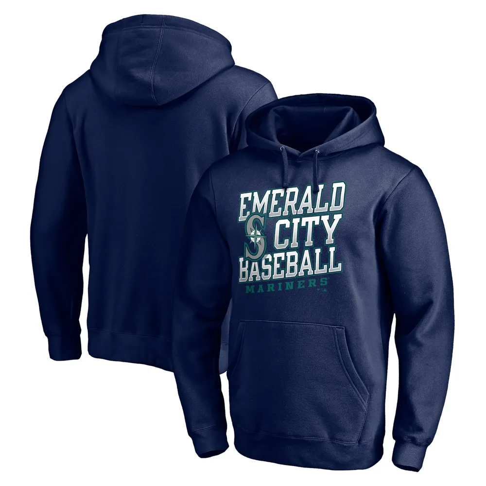 Fanatics Mariners E-City Team Fitted Pullover Hoodie - Men's