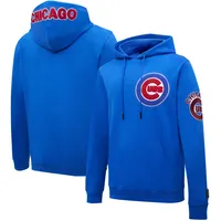 Men's Stitches Light Blue Chicago Cubs Team Pullover Sweatshirt