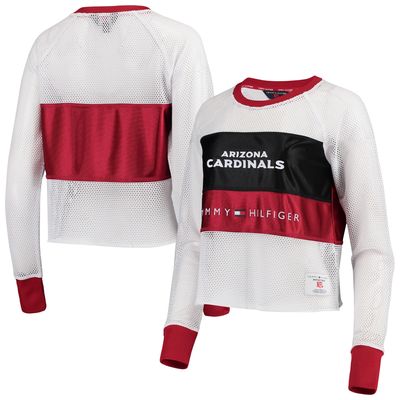 Tommy Hilfiger Cardinals Mesh Raglan Long Sleeve T-Shirt - Women's