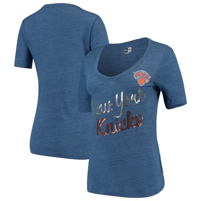 New Era Knicks U-Neck Jersey T-Shirt - Women's