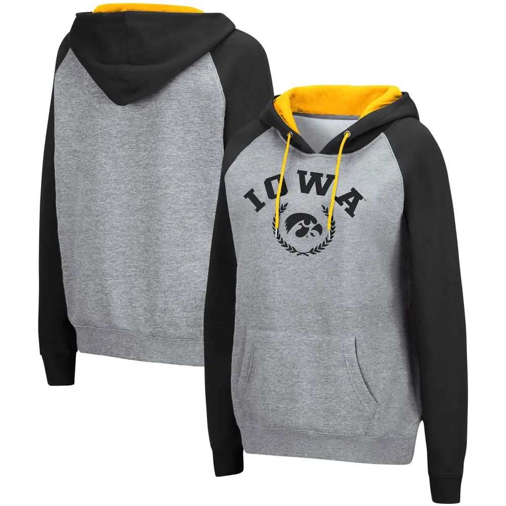 Colosseum Iowa Contrast Raglan Pullover Hoodie - Women's