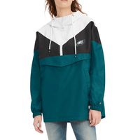 Tommy Hilfiger Eagles Staci Half-Zip Hoodie Windbreaker Jacket - Women's