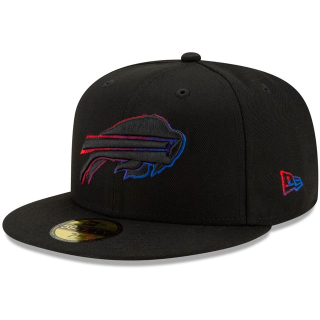 Buffalo Bills Black and White 59FIFTY Fitted Hat