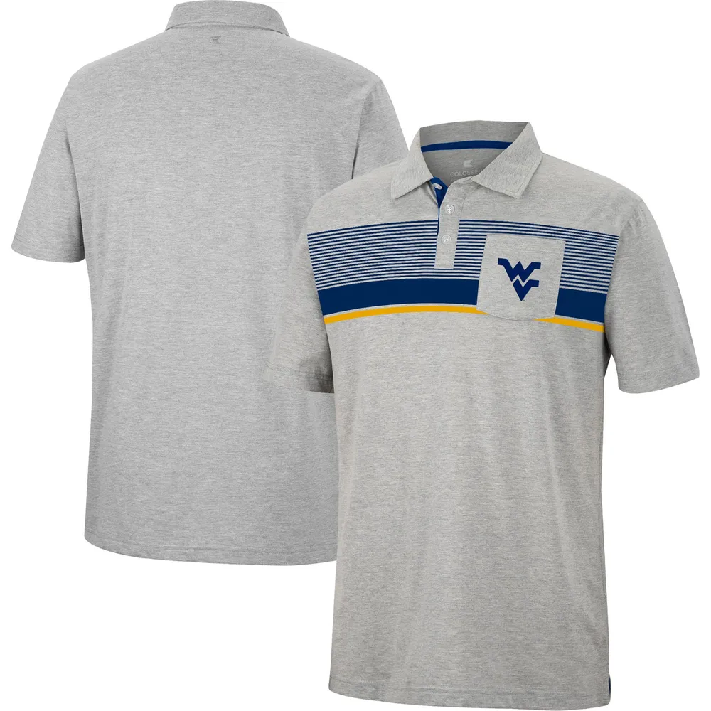 Colosseum West Virginia Golfer Pocket Polo - Men's