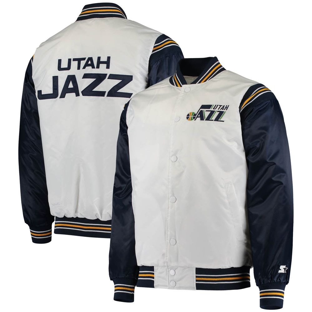 Starter Jazz Renegade Varsity Full-Snap Jacket - Men's