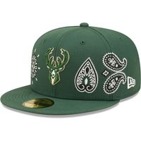 New Era Bucks Paisley 59FIFTY Fitted Hat - Men's