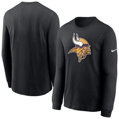 Nike Vikings Primary Logo Long Sleeve T-Shirt - Men's