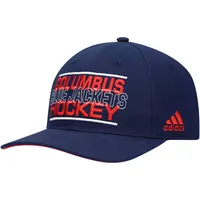 adidas Blue Jackets Slouch Flex Hat - Men's