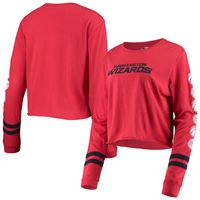 New Era Wizards Cropped Long Sleeve T-Shirt - Women's