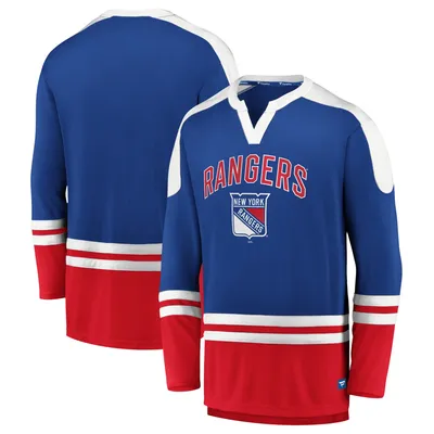 Fanatics Rangers Iconic Slapshot Long Sleeve T-Shirt - Men's