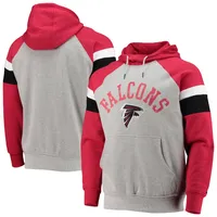 Starter Falcons Home Run Raglan Pullover Hoodie - Men's