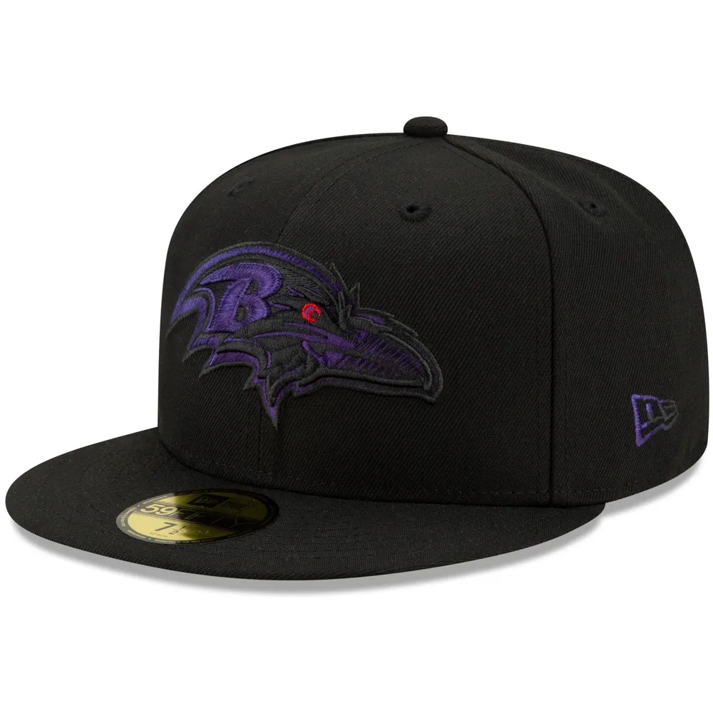 New Era Ravens Logo Color Dim 59FIFTY Fitted Hat - Men's