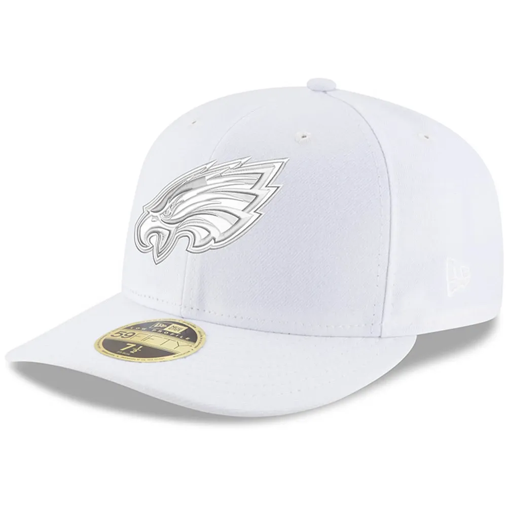 Philadelphia Eagles New Era Flipside 2Tone 59FIFTY Fitted Hat - Black/