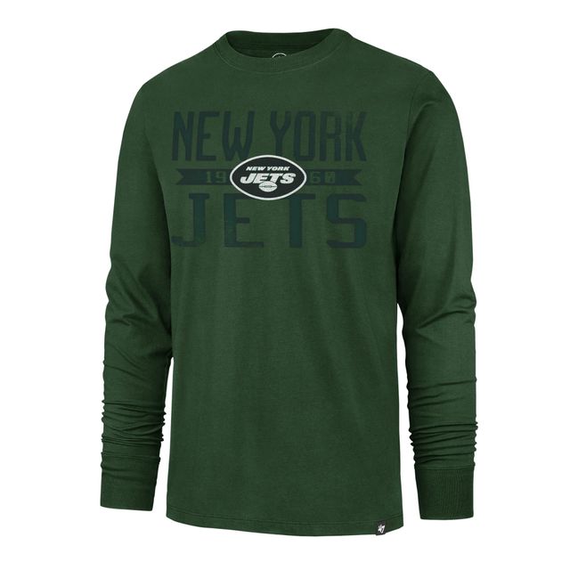 47 Brand Jets Wide Out Franklin Long Sleeve T-Shirt - Men's