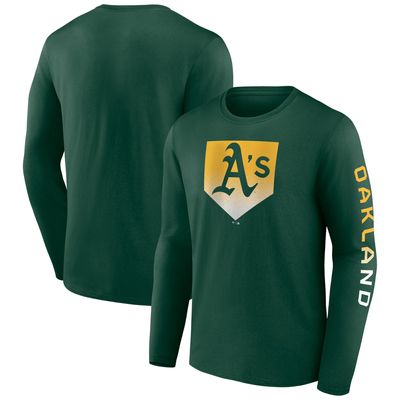 Fanatics Athletics Iconic Clear Sign Long Sleeve T-Shirt - Men's