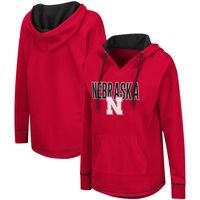 Colosseum Nebraska Tunic Pullover Hoodie - Women's