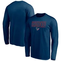 Fanatics Texans Squad Long Sleeve T-Shirt - Men's