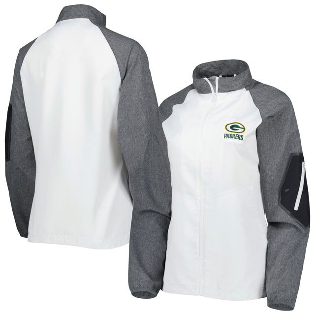 Packers Women's Erin Andrews Fleece Varsity Jacket