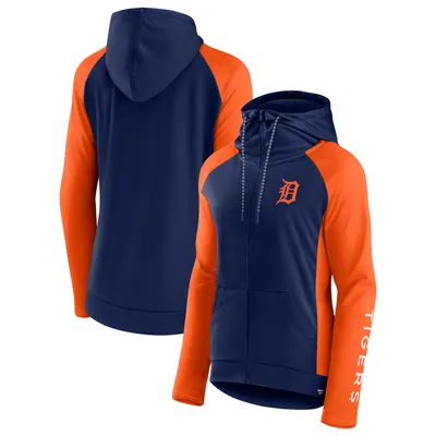 Detroit Tigers Antigua Victory Pullover Team Logo Hoodie - Orange