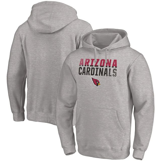 Fanatics Cardinals Fade Out Fitted Pullover Hoodie - Men's