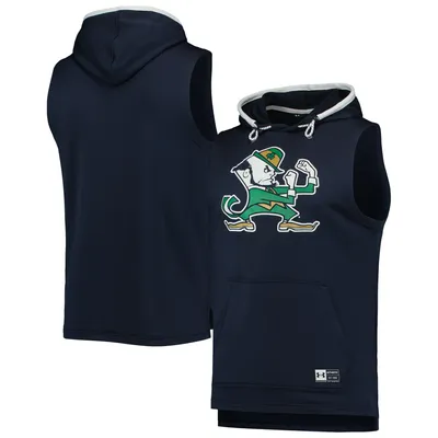 Under Armour Notre Dame Game Day Tech Sleeveless Hoodie - Men's