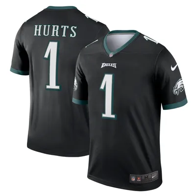 Jalen Hurts Philadelphia Eagles Youth Legend Black Color Rush T-Shirt