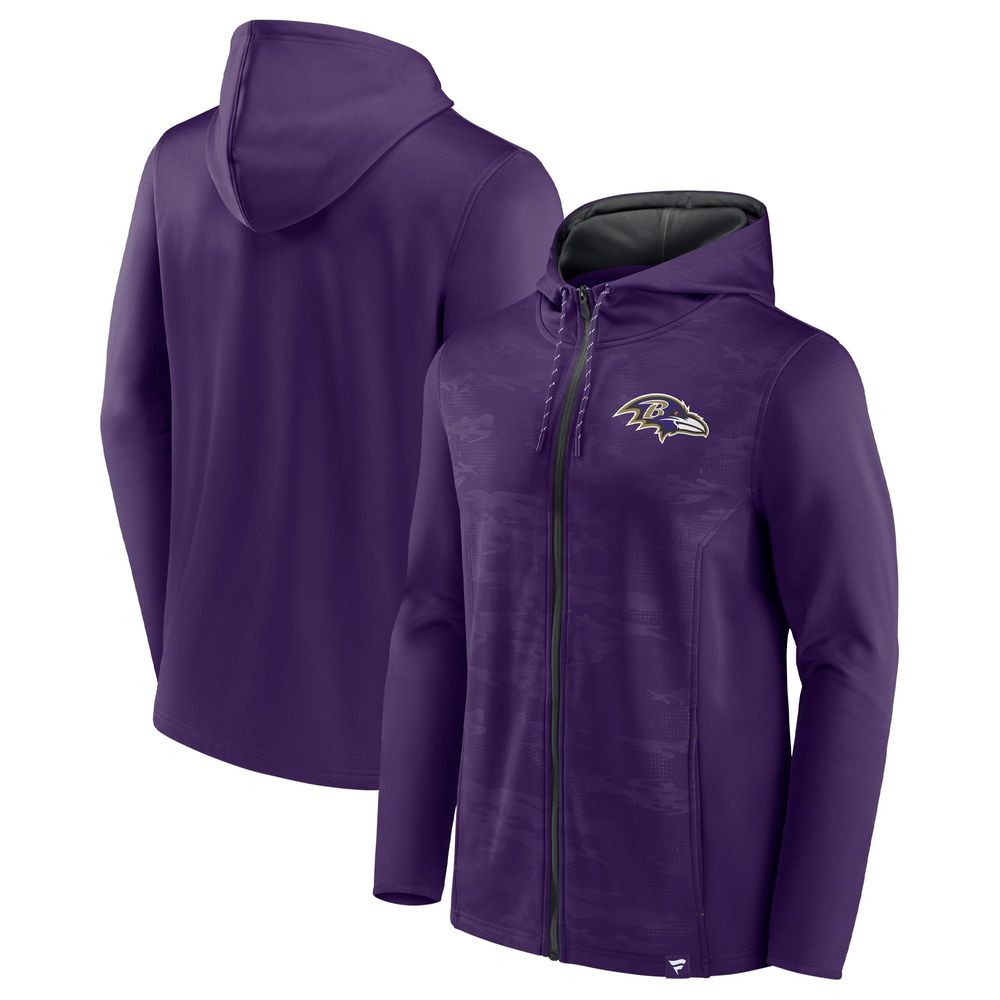 Fanatics Branded Purple Baltimore Ravens on The Ball Pullover Hoodie