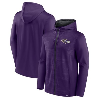 Fanatics Ravens Ball Carrier Full-Zip Hoodie - Men's