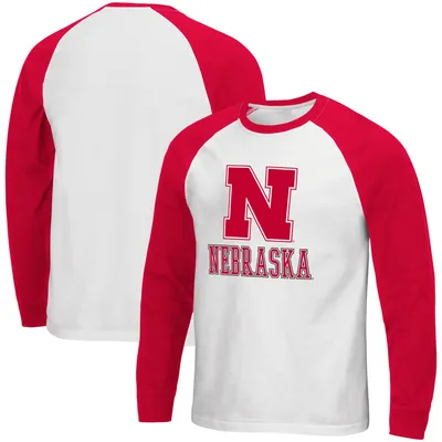 Colosseum Nebraska Mystery Raglan Long Sleeve T-Shirt - Men's