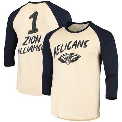 Fanatics Pelicans Raglan 3/4 Sleeve T-Shirt - Men's