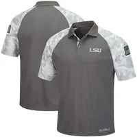 Colosseum LSU OHT Raglan Zoomie Polo - Men's