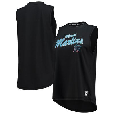 Women's Nike Red Miami Marlins City Connect Tri-Blend Tank Top