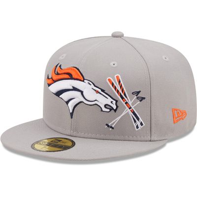 Lids Denver Broncos New Era Monocamo 59FIFTY Fitted Hat - Orange