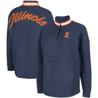 Colosseum Illinois Alice 2-Hit Fleece Quarter-Zip Jacket - Women's